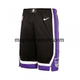 Sacramento Kings Pantaloncini Nike ICON EDITION 2023-2024 Nero Swingman - Uomo
